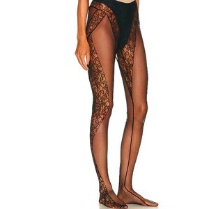 Mugler Lace Tights